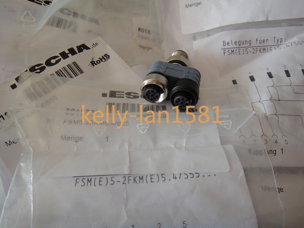 1pc New ESCHA connector FSM5-2FKM5.4/S55