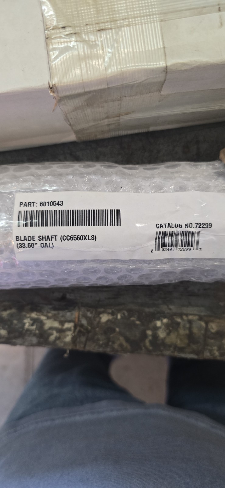 Diamond Products Blade Shaft CC6560XLS 33.60″ OAL MPN 6010543