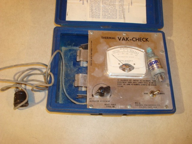 NO.4501 THERMAL VAC CHECK GAUGE TESTER ANALYZER