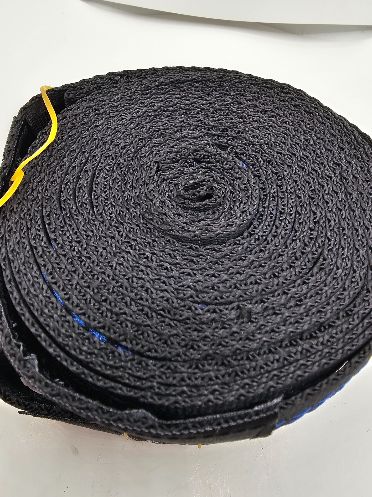 Geezo Hammock Strap Loops Non-Stretch Polyester Hammock Black/Blue up to 500lbs