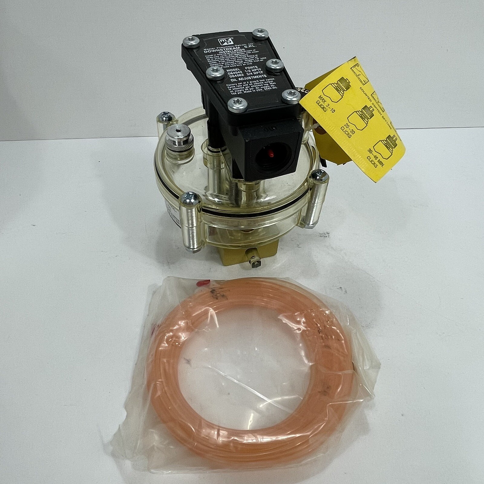 Master Pneumatics D64042 Single Point Down Stream Injection Lubricator 1/2”NPTF