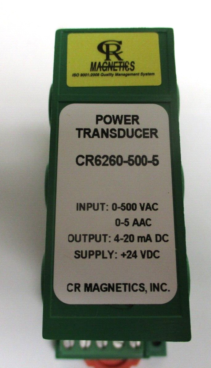CR MAGNETICS , CR6260-500-5 , ACTIVE POWER TRANSDUCER , SURPLUS
