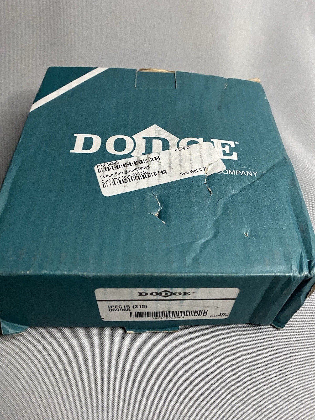 Dodge IPEC15 (215) 069964 Closed Bearing End Cover, Steel Housing