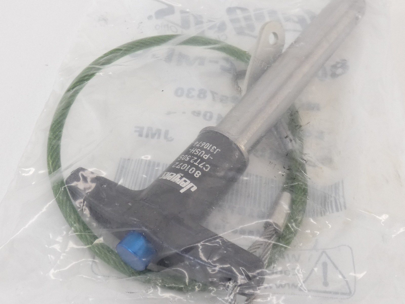Jergens 801072-MLC T-Handle Push Button Release Pin – NEW Surplus!