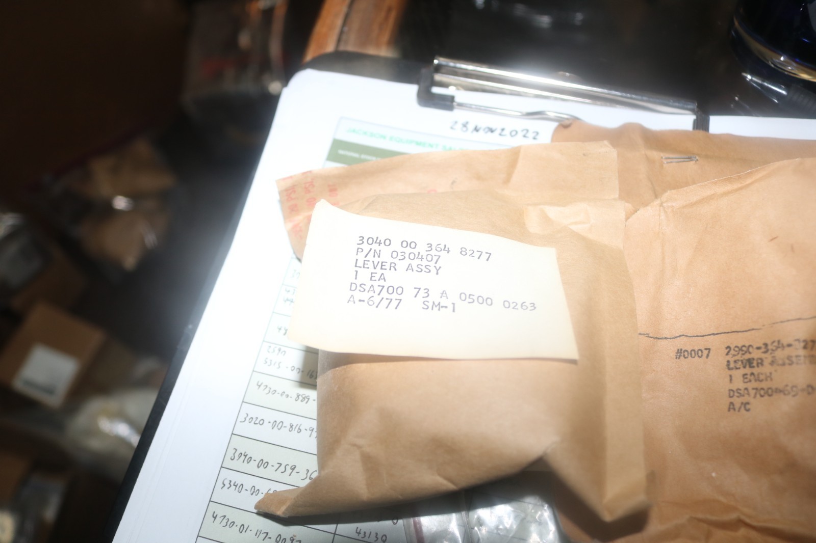 NOS Woodward Governor bellcrank speed lever assy PN 030407 3040-00-364-8277