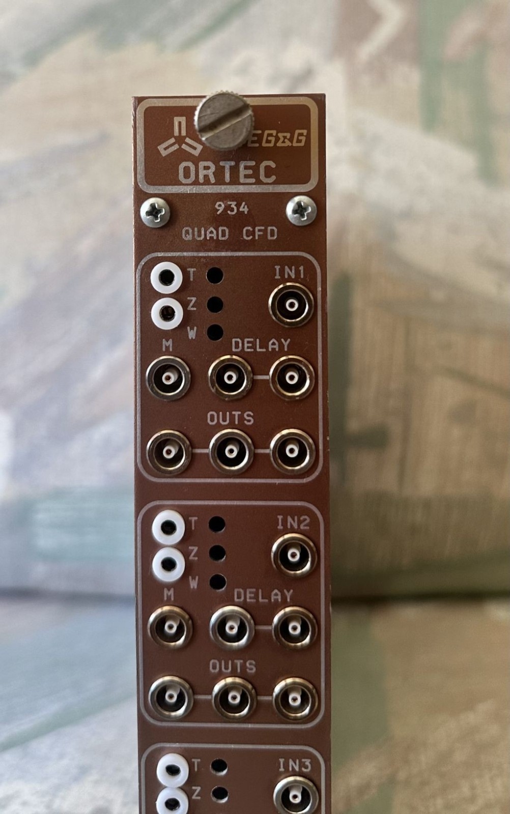 EG&G ORTEC 934 CFD Quad Constant Fraction Discriminator