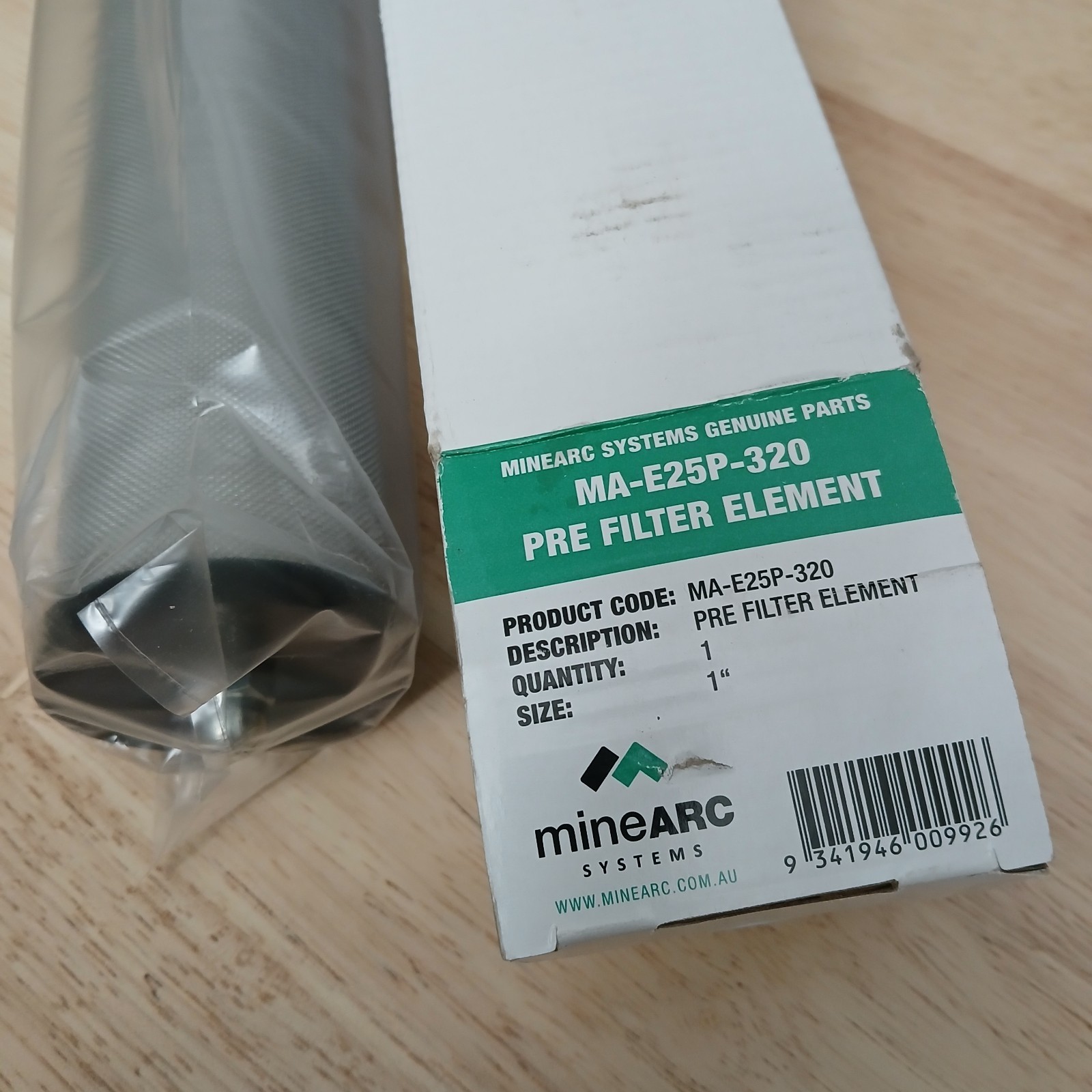 Minearc Systems MA-E25P-320 Genuine Parts Pre-Filter Element NOS OEM