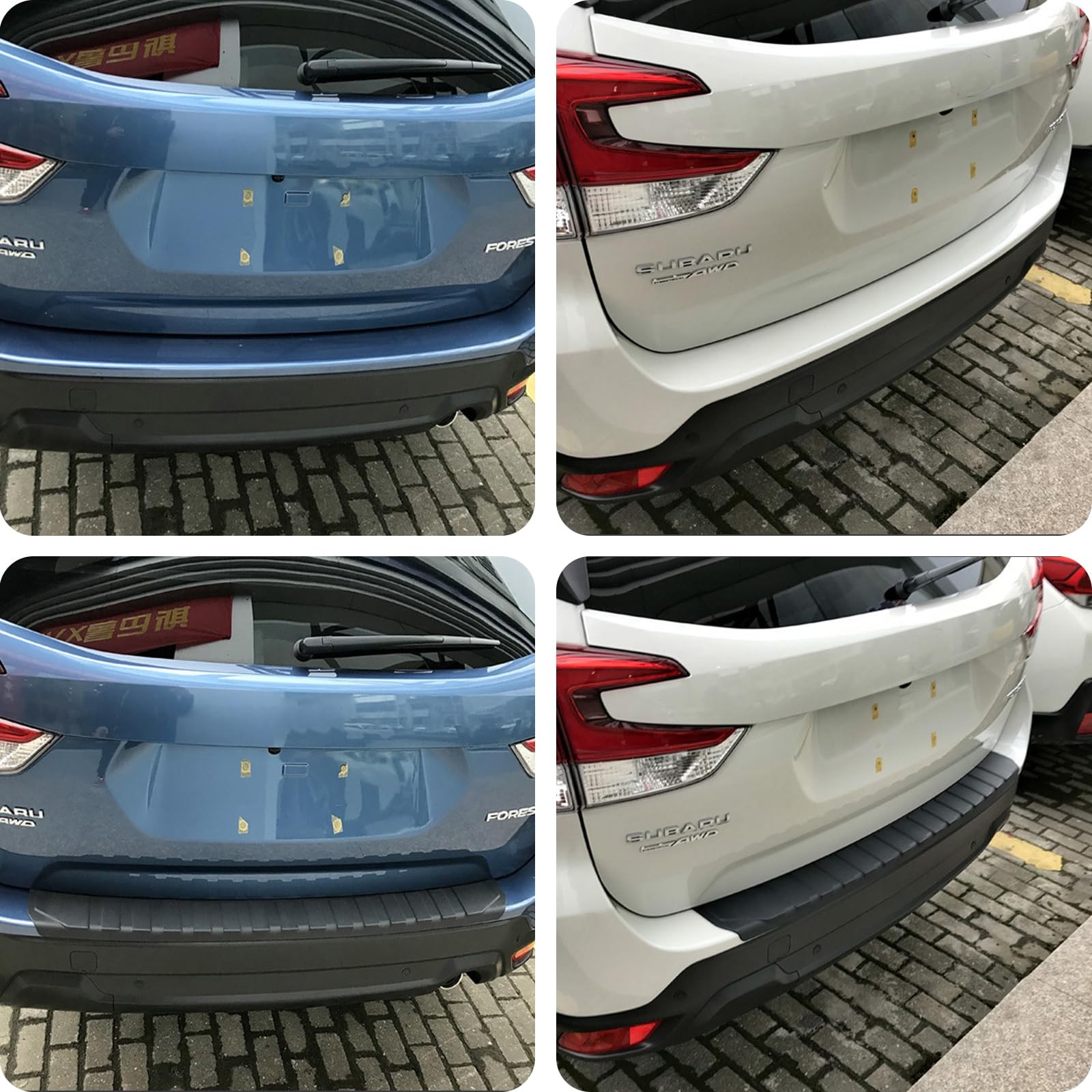 Rear Bumper Protector Guard for Subaru Forester 2019-2024 Scratch Resistant