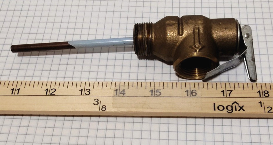 WATTS 100XL 3/4 in. 150 PSI. 210°F RELIEF VALVE USED