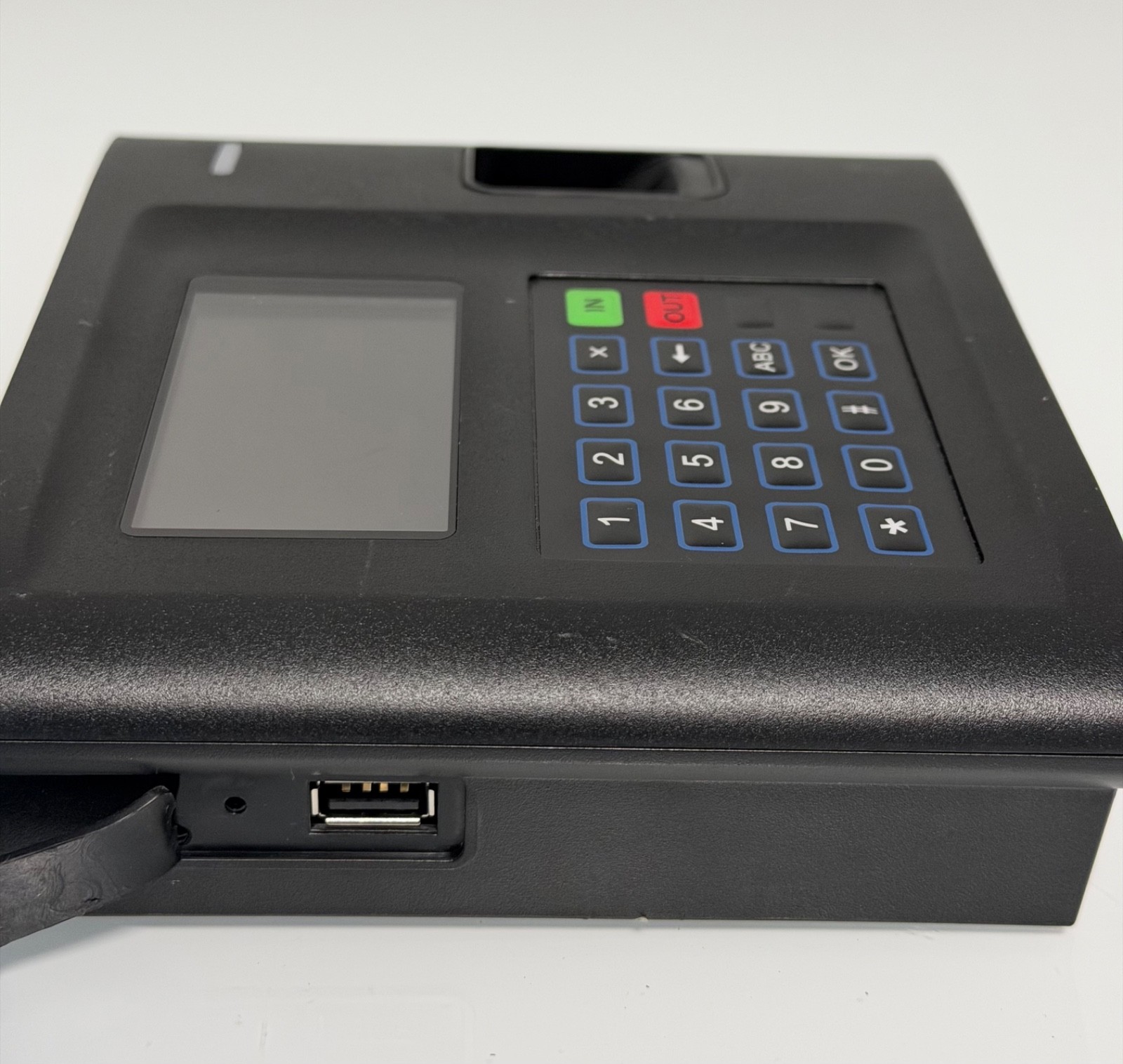 Biometric Data Collection Terminal Fingerprint Time Clock TCP/IP, Power Supply