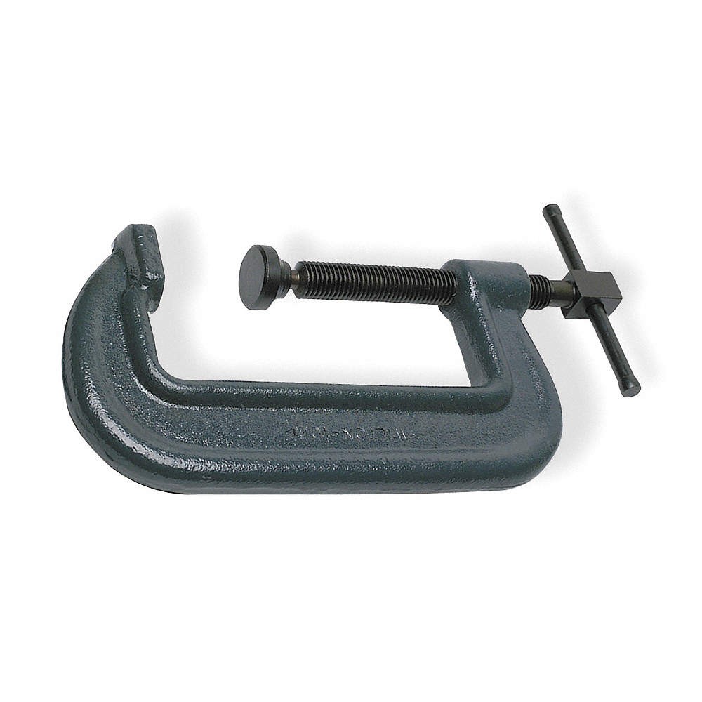 WILTON 106 C-Clamp,6″,Steel,Extra HD,11,250 lb. 5C833