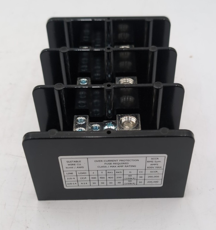 LittelFuse LFD35553 3 Pole Power Distribution Block Powr-Gard Series 350A 600V