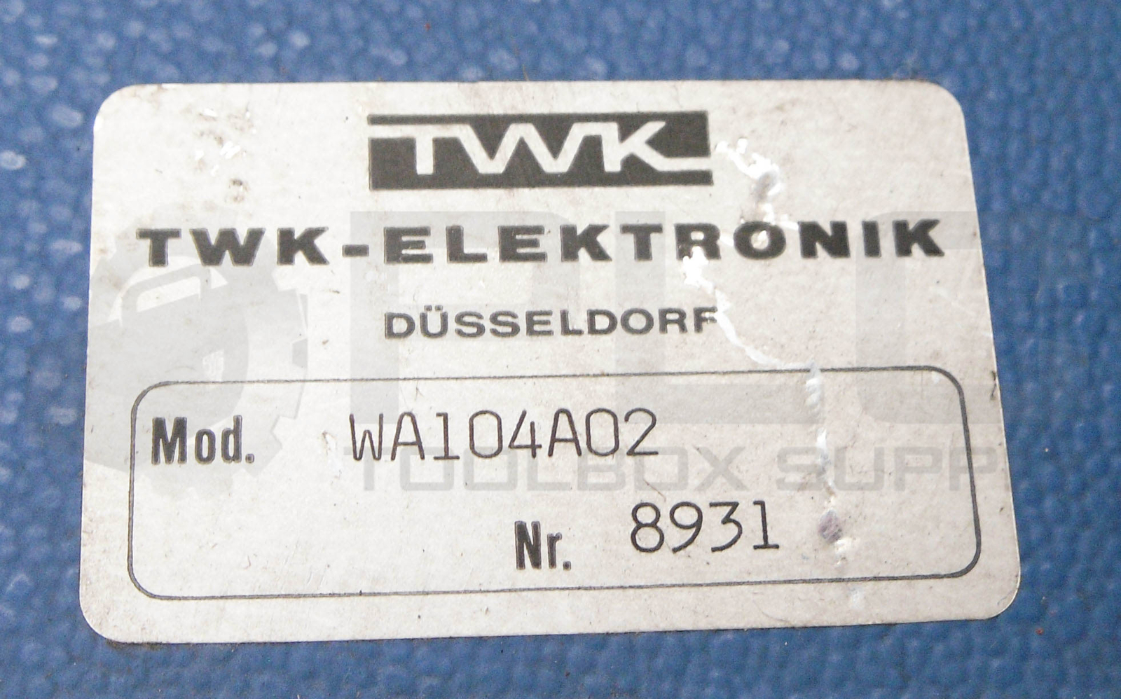 TWK ELEKTRONIK WA104A02 ANGLE INDICATOR