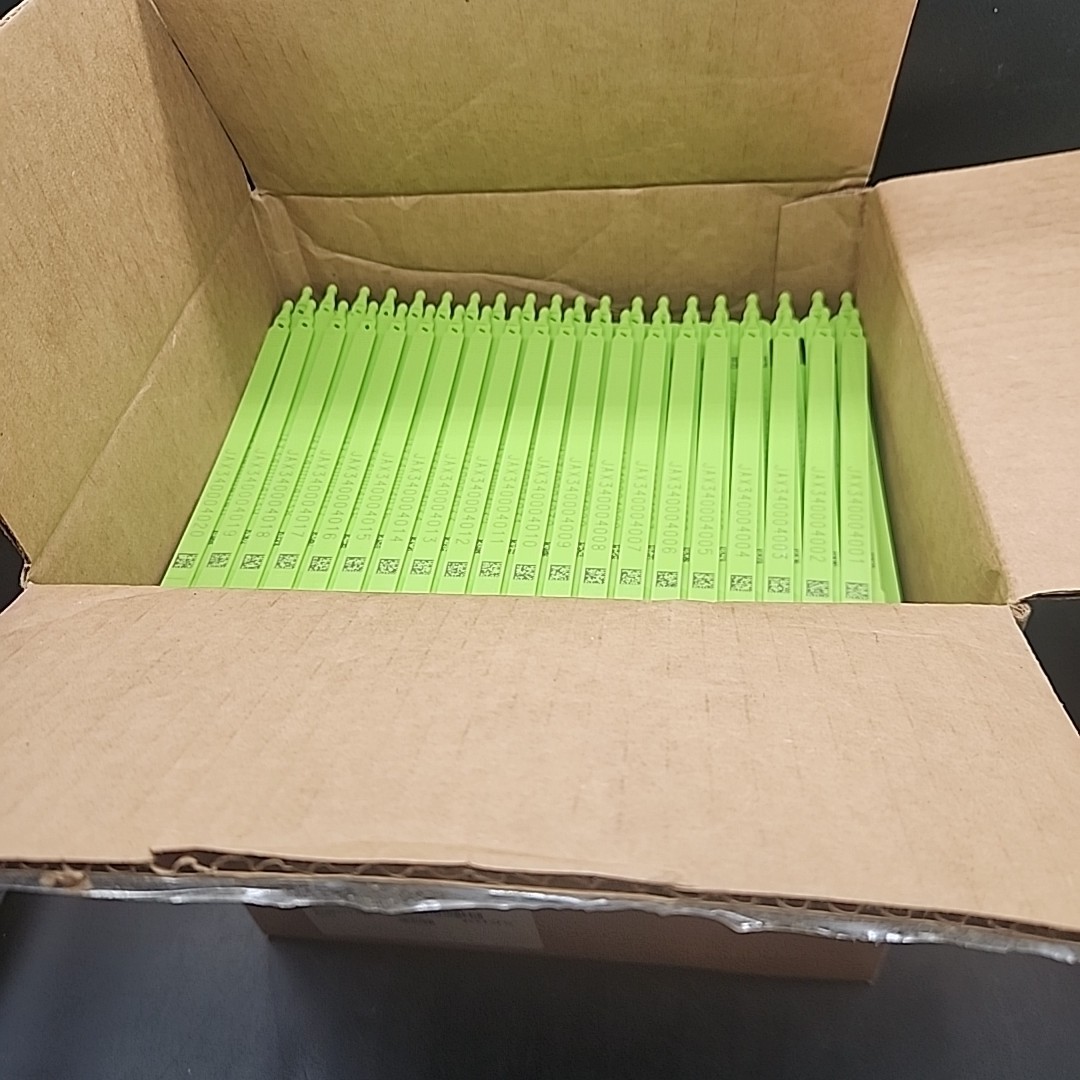 1000 Plastic Security Tamper Trailer Truck Shipping Container Seals Laser Number