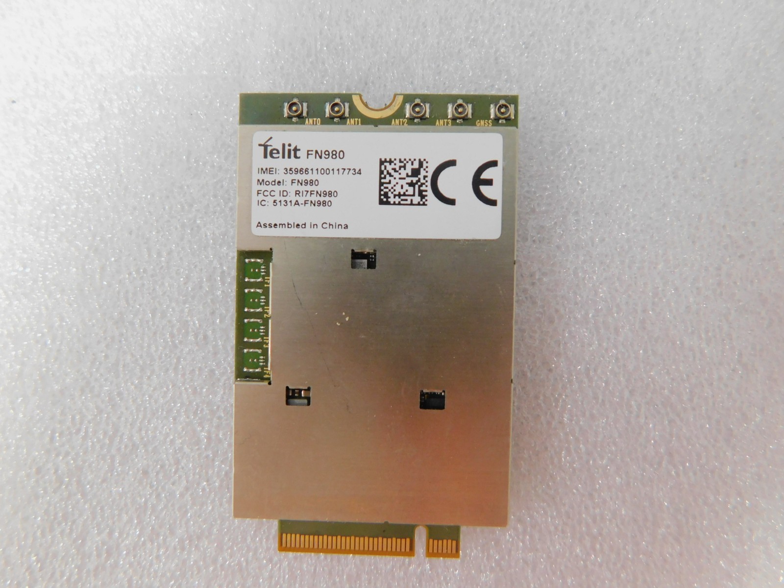 Telit FN980 5G Module Standard M.2 NGFF Sub-6 FDD TDD mmWave
