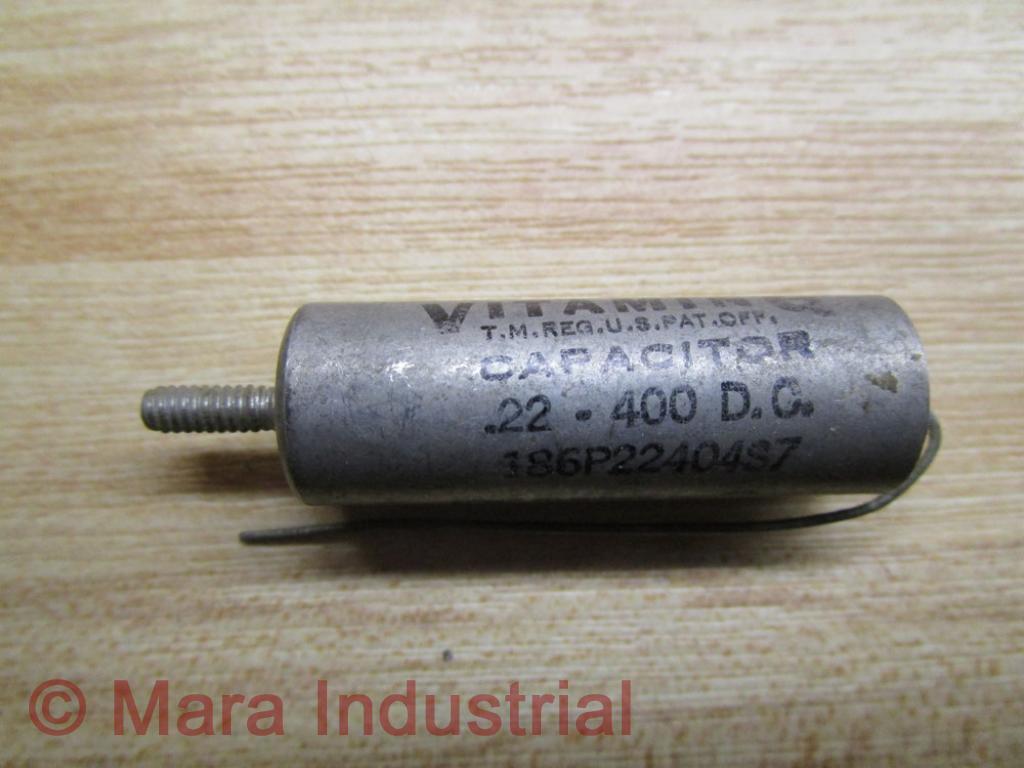 Sprague 186P22404S7 Capacitor .22-400 D.C.