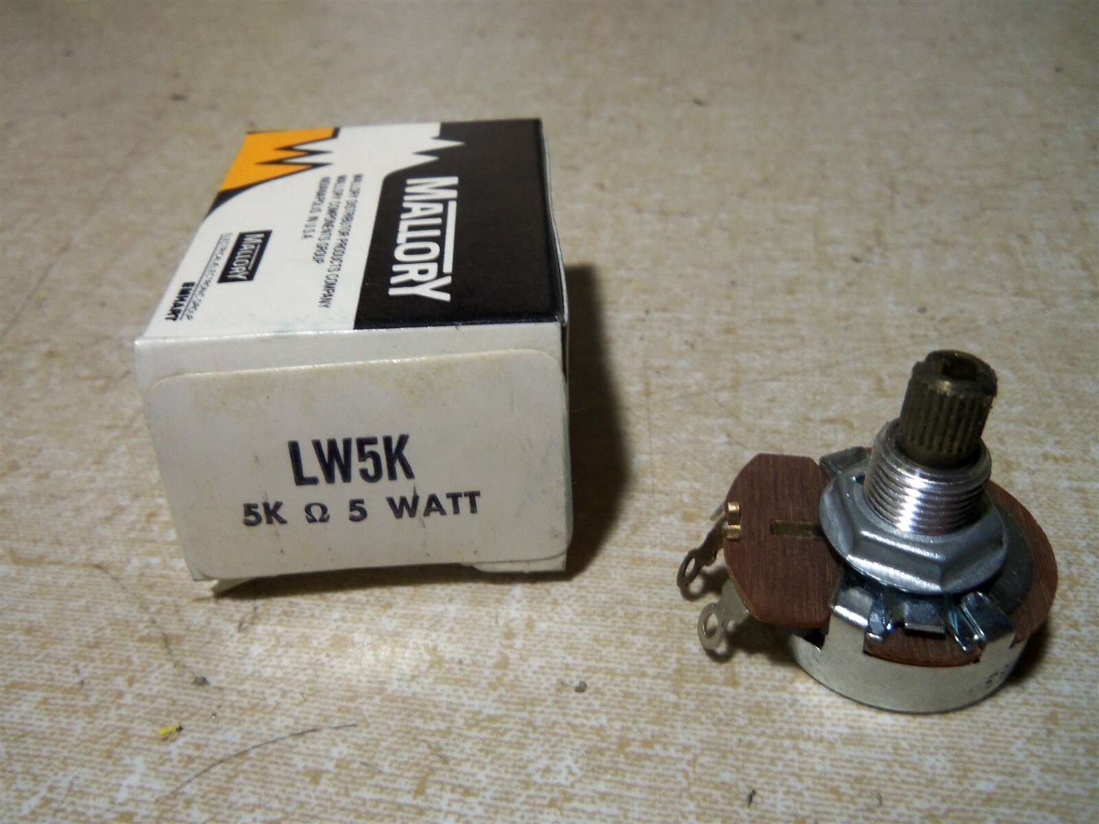 NEW Mallory LW5K 5K 5W Potentiometer *FREE SHIPPING*