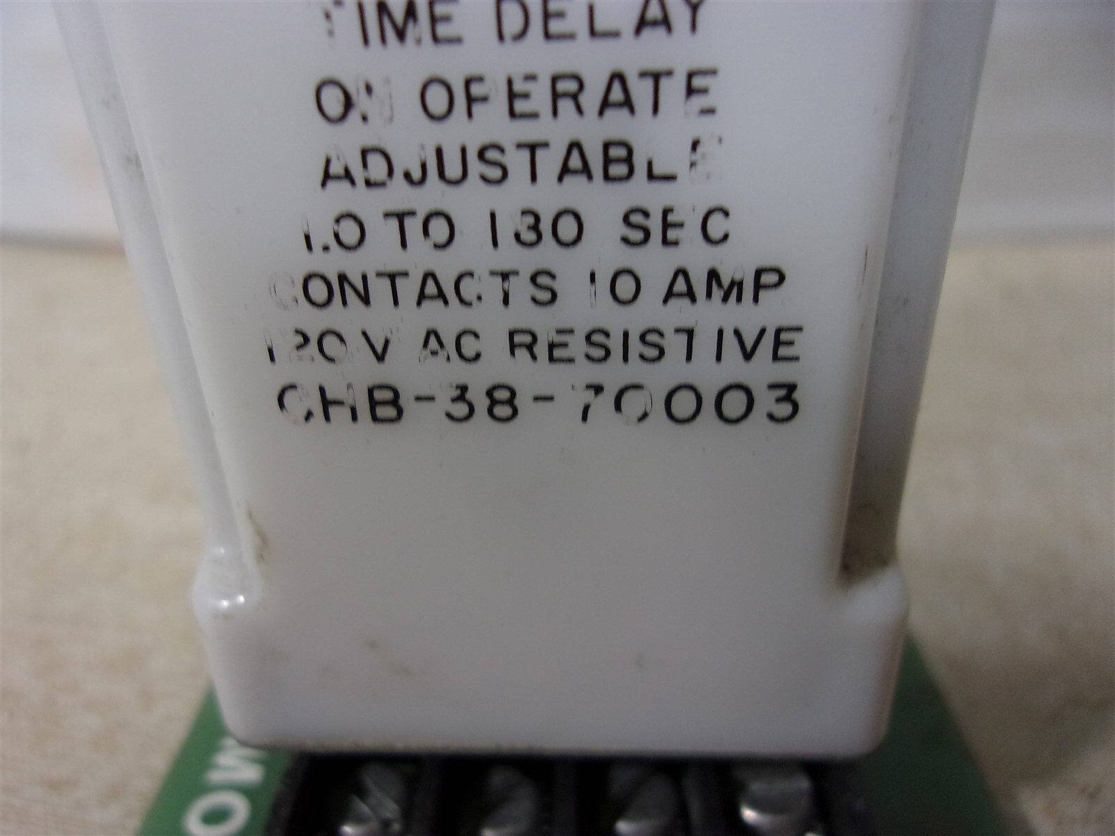 AMF Potter & Brumfield CHB-38-70003 Time Delay Relay *FREE SHIPPING*