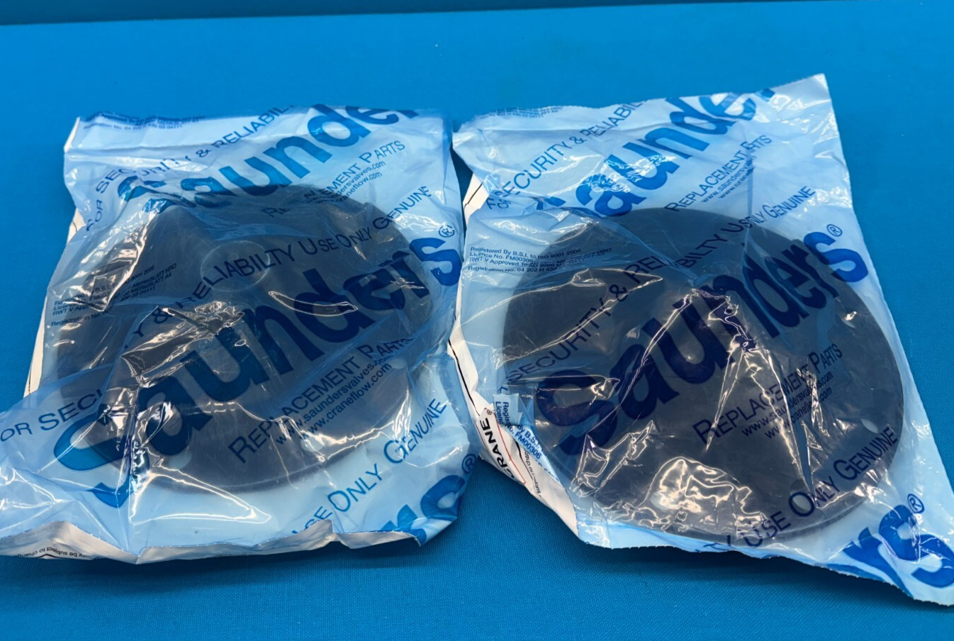 Set of 2 – Saunders DA100E2 Replacement Valve Diaphragm