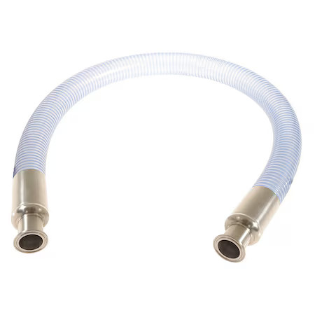 Continental Ntf150-08Tc-G Food Grade Hose, 1-1/2″ Id X 8 Ft., Clear
