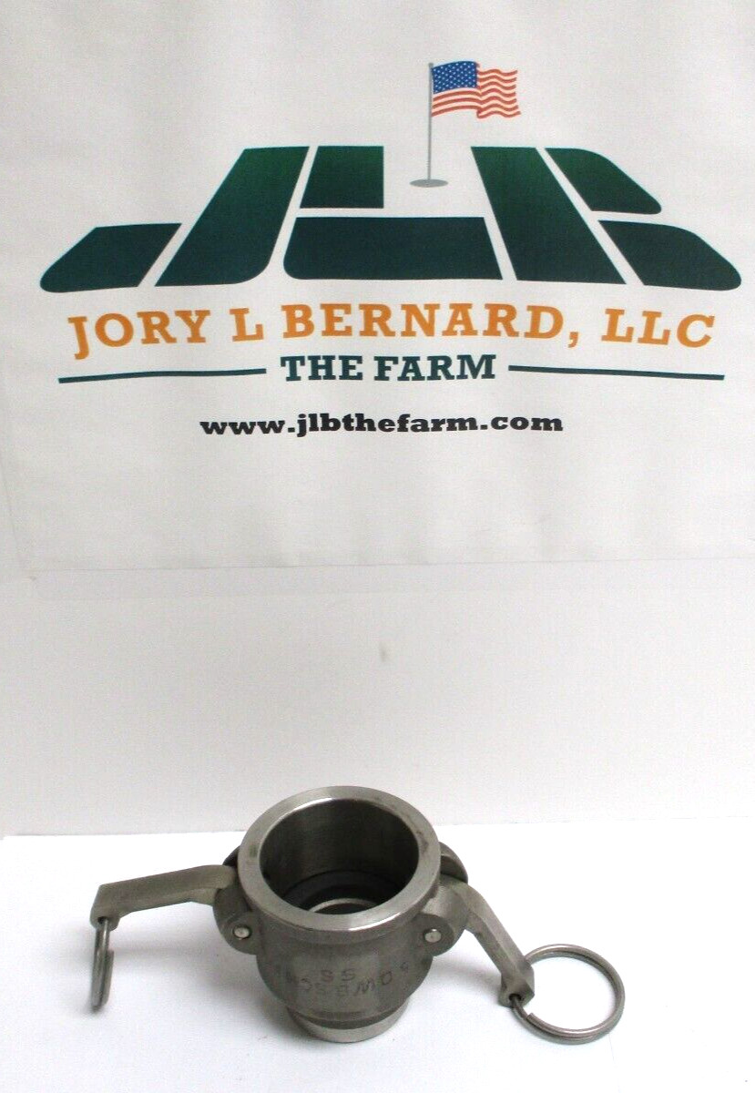 EVER-TITE , 315DBWSS , 1-1/2″ BUTT-WELD SST CAM COUPLER , SURPLUS