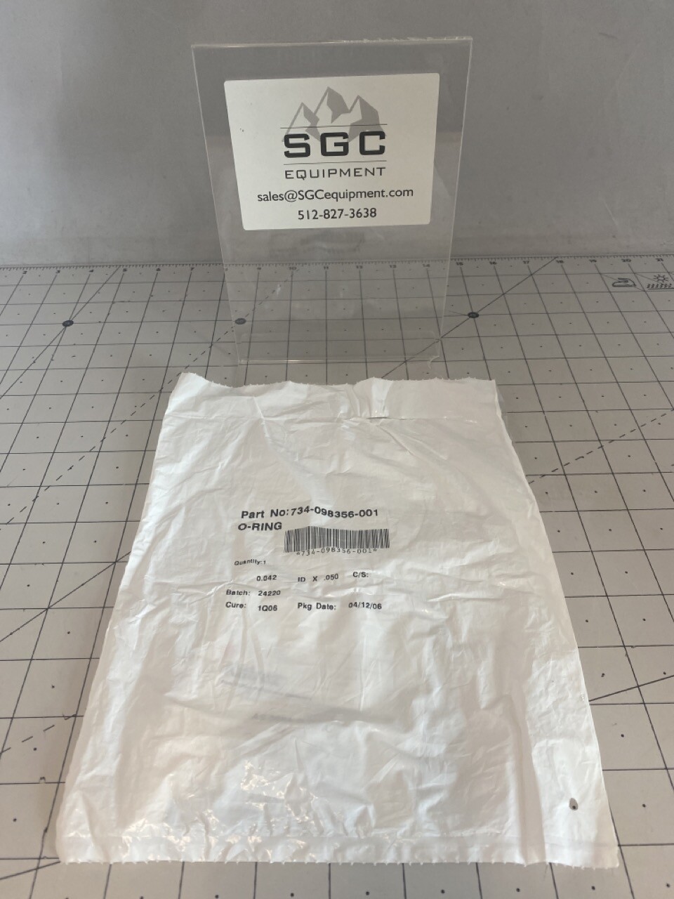 Kalrez O-Ring K# 002 Compound 4079 PN: AS-568A 734-098356-001