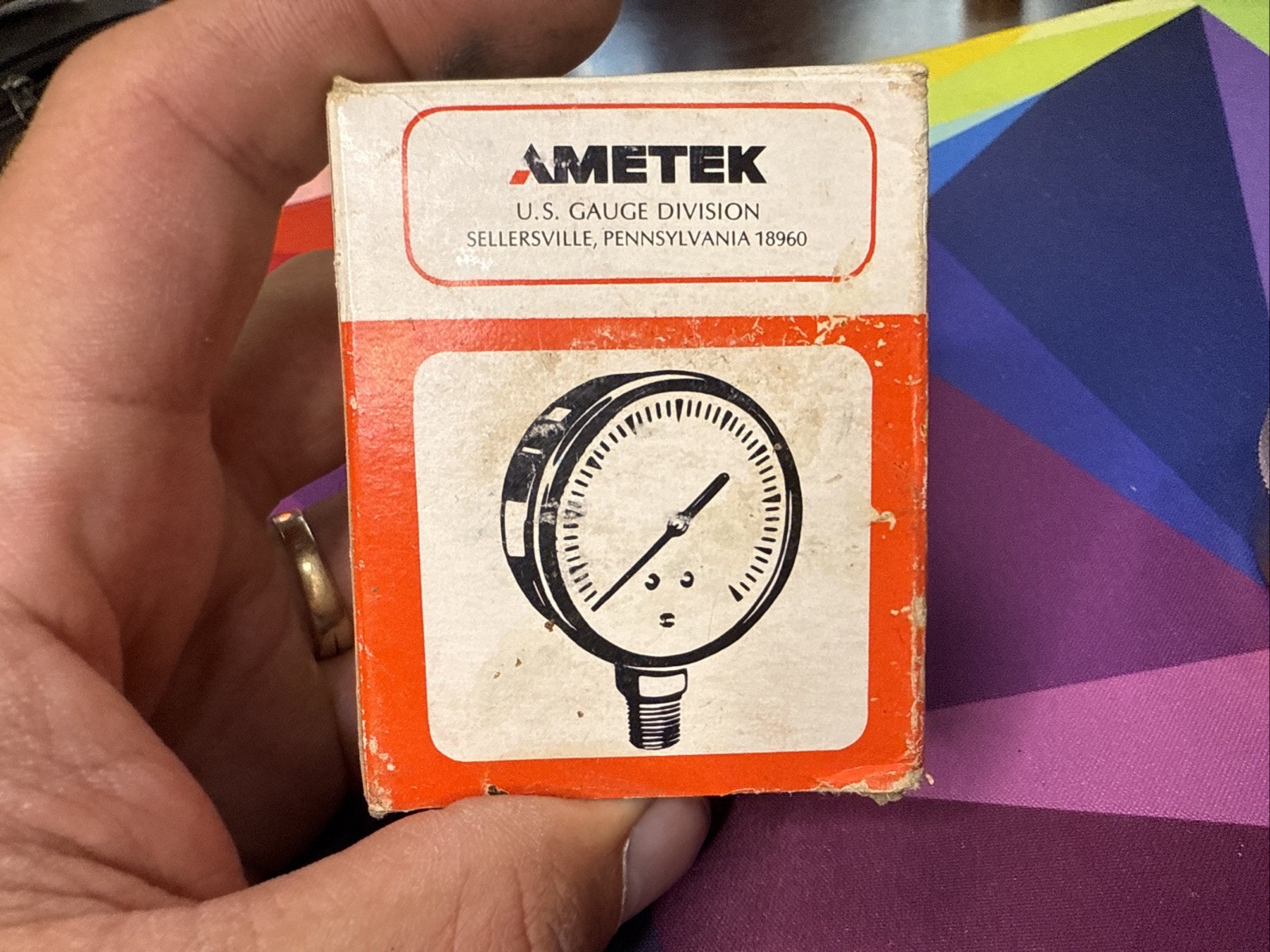 Ametek 2″ 4000 PSI Gauge 1/4″ LM SPEC 143403 P601