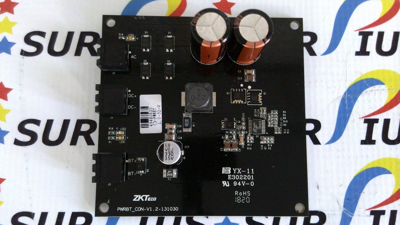 NSSP ZKT Eco PWRBT_CON-V1.2-131030 C3 Access Control Panel Board