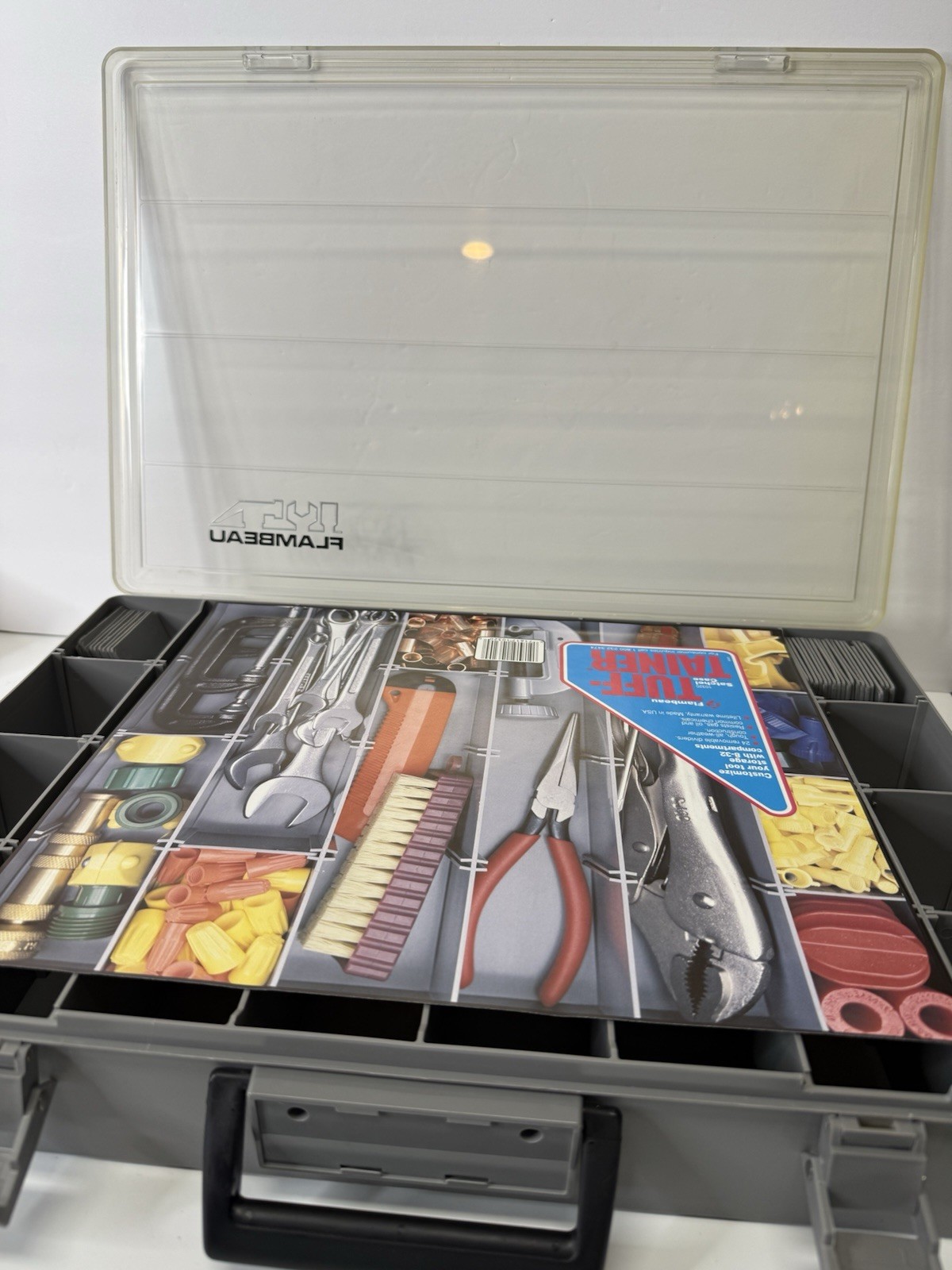Flambeau Tuff-Tainer 10320 USA Adjustable Compartment Storage Box