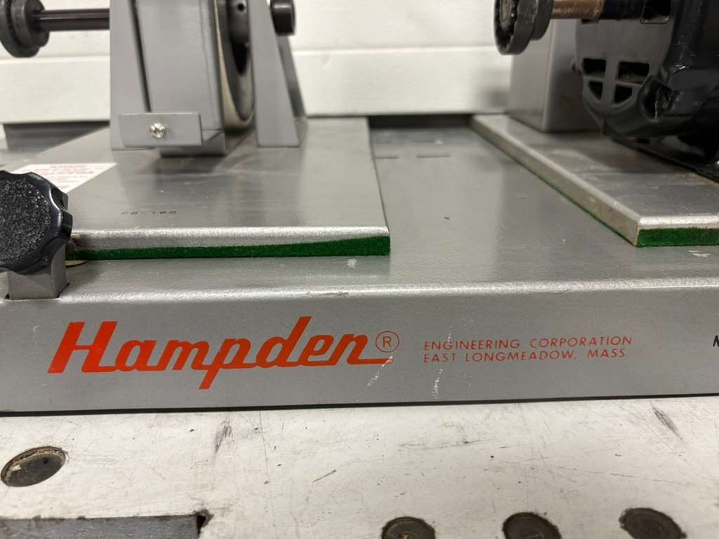 Hampden Two-Machine Bedplate Training System Model H-MGB-100-DG, IM-100, PB-100