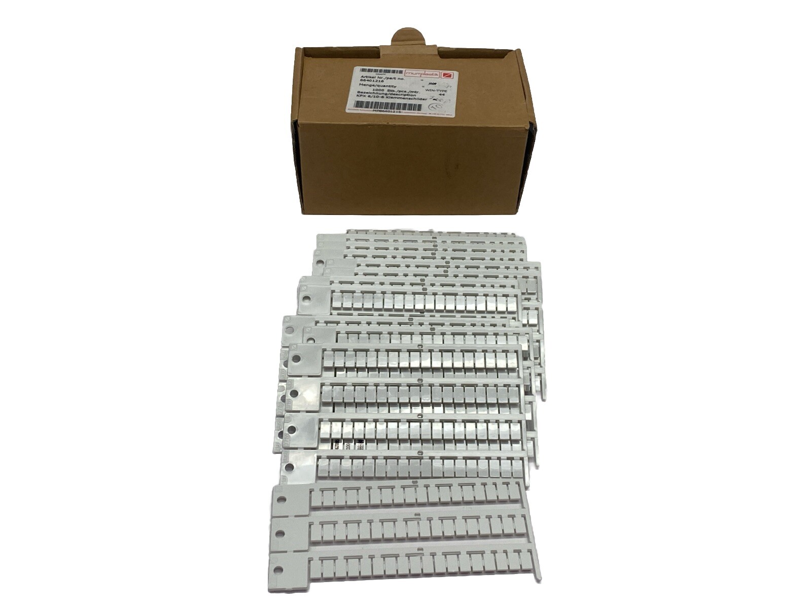 Murrplastik 86401216 Labeling Type KPX 6/10-6 WIN-Type 44 LOT OF 990