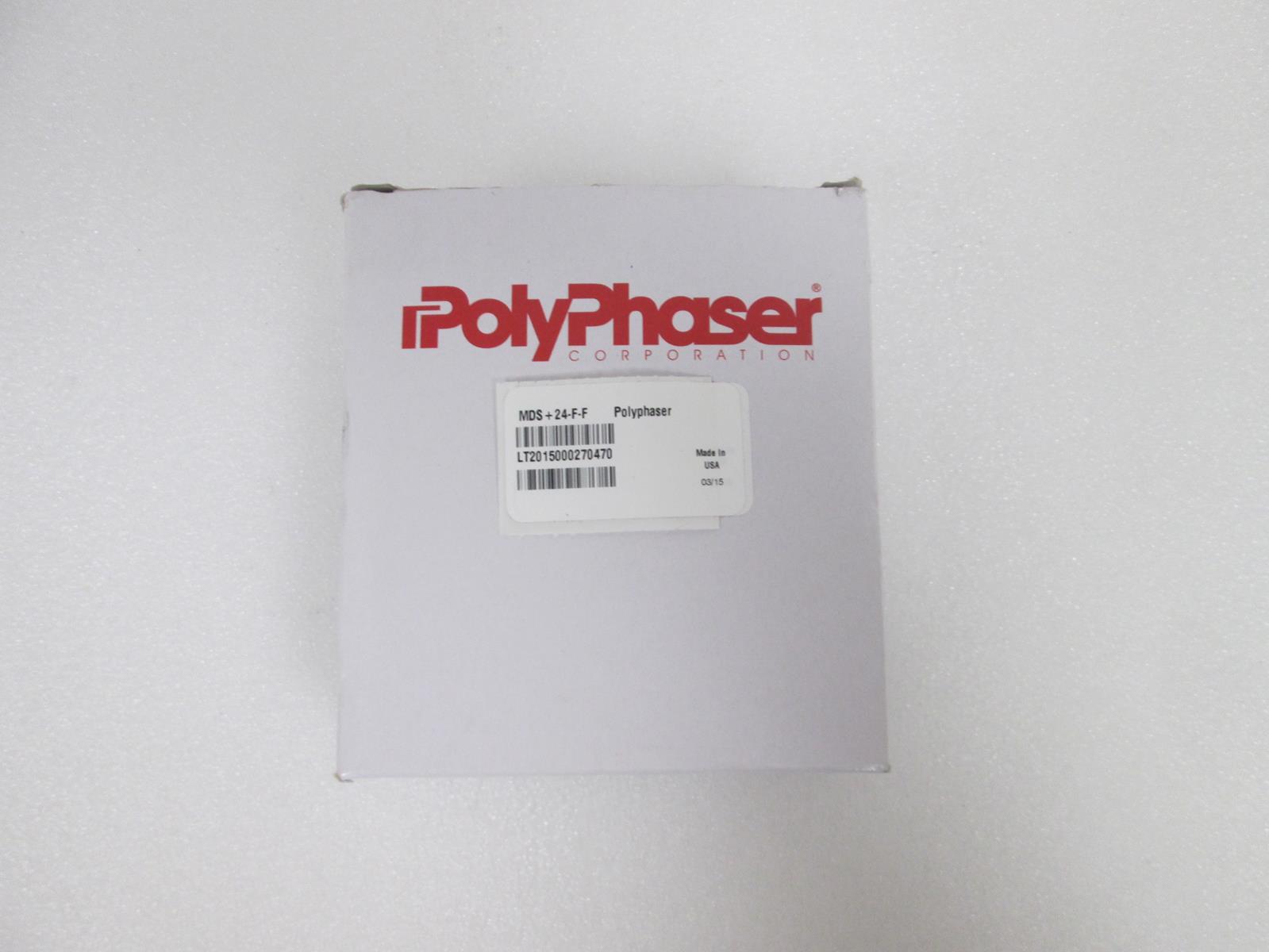 POLYPHASER MDS+24-F-F POLYPHASER 100KHZ 2.5GHZ PASS COAX PROTECTOR