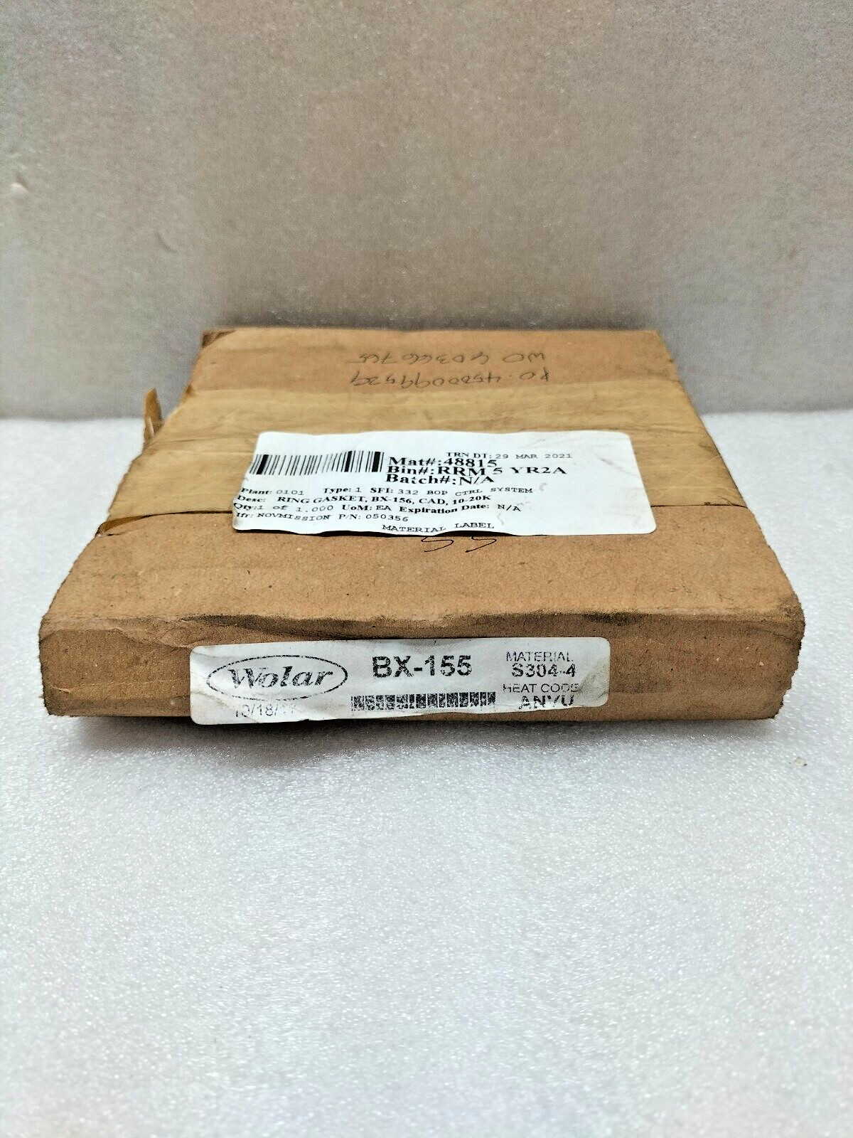 WOLAR BX 155 GASKET RING S304-4 ANVU