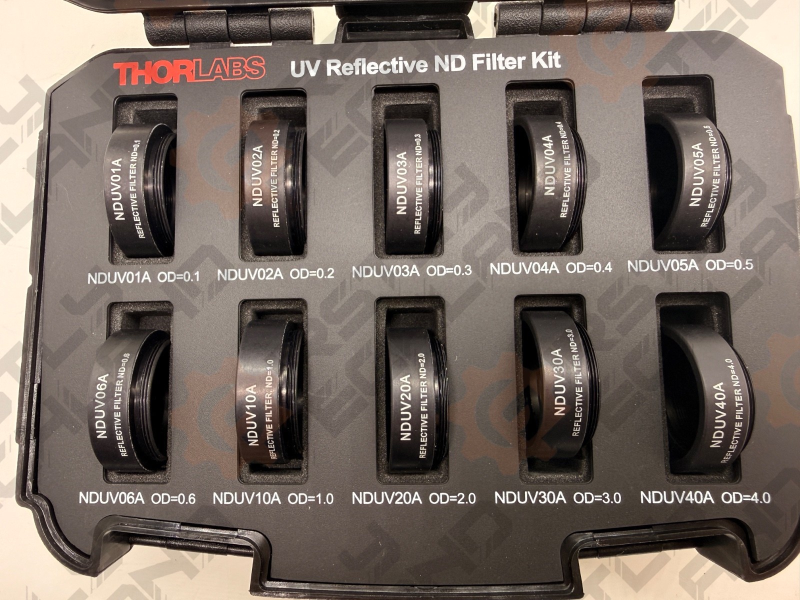 *NEW* THORLABS Box of 10 UV Reflective Filters, SM1 Mounted