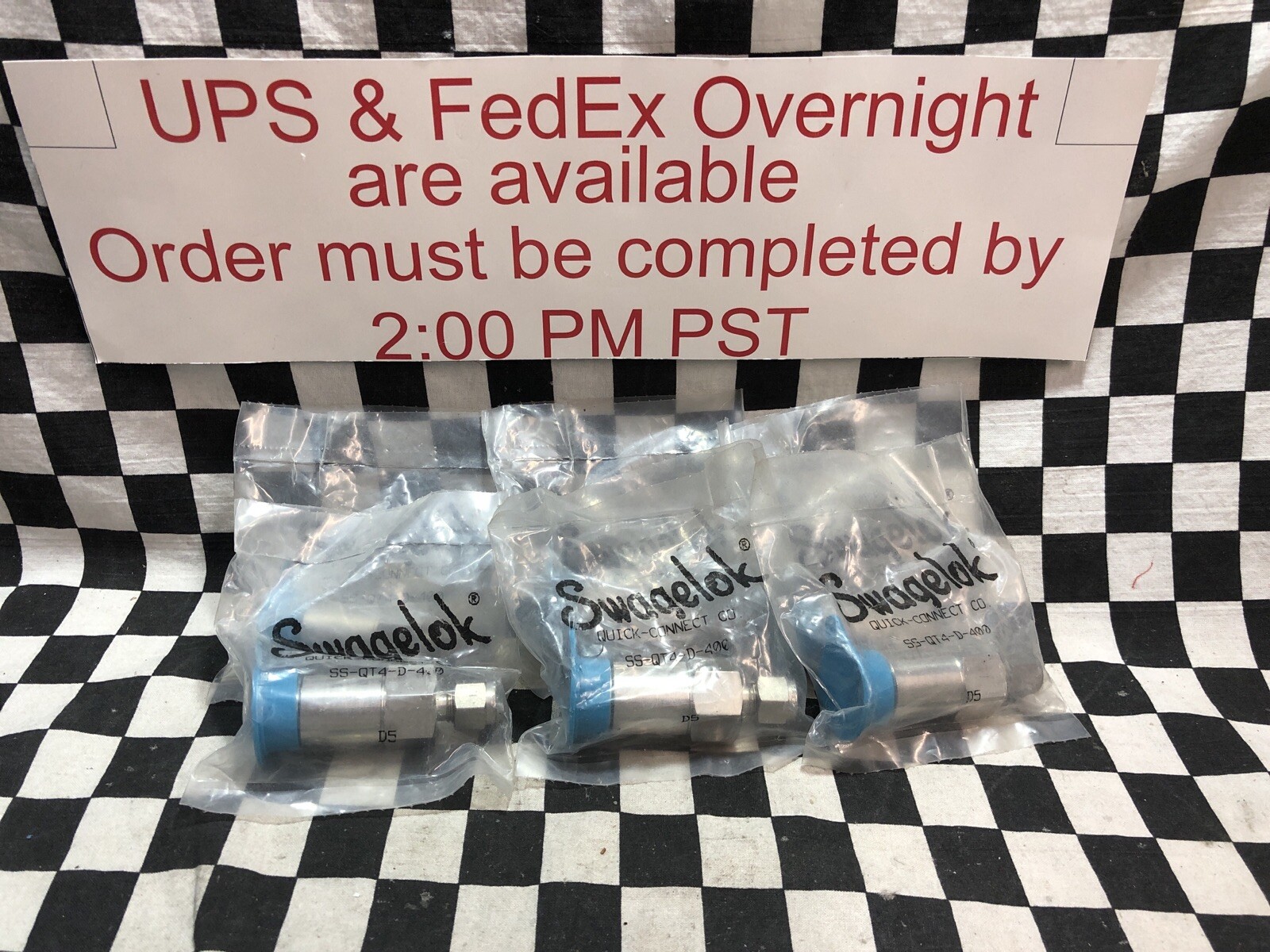 SWAGELOK Quick Connect 1/4″, SS-QT4-D-400, LOT OF 6, ShipSameDay#1370R7