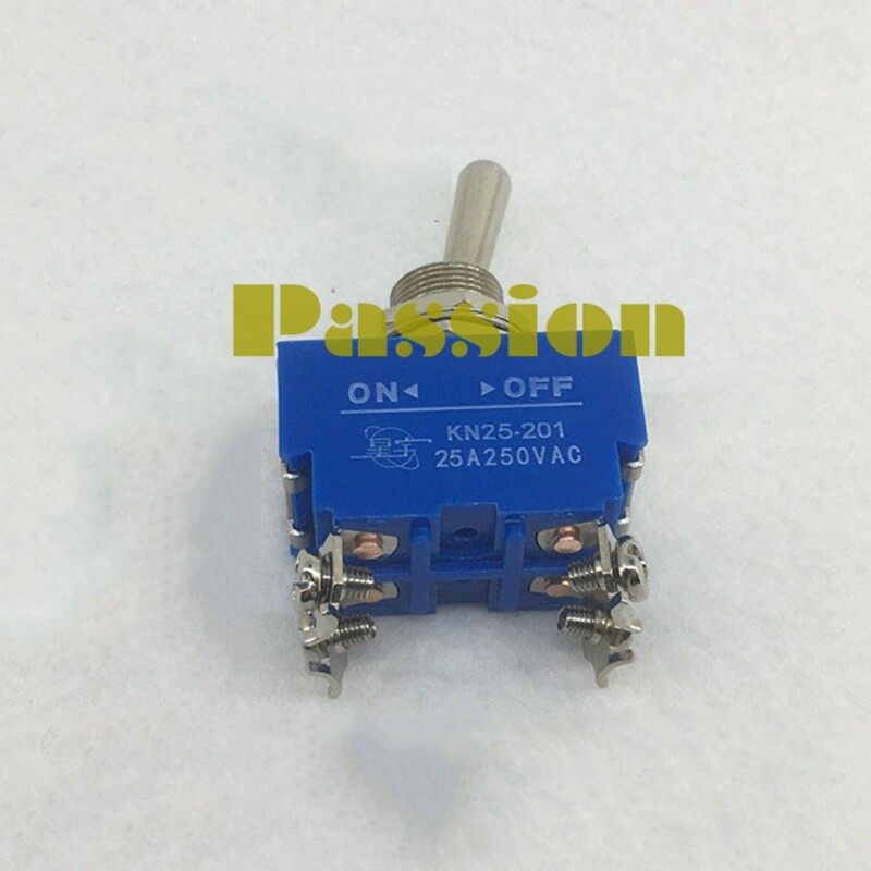 1PC NEW FOR KN25-201 25A 250VAC Toggle switch 4-pin 2 gears Screw foot