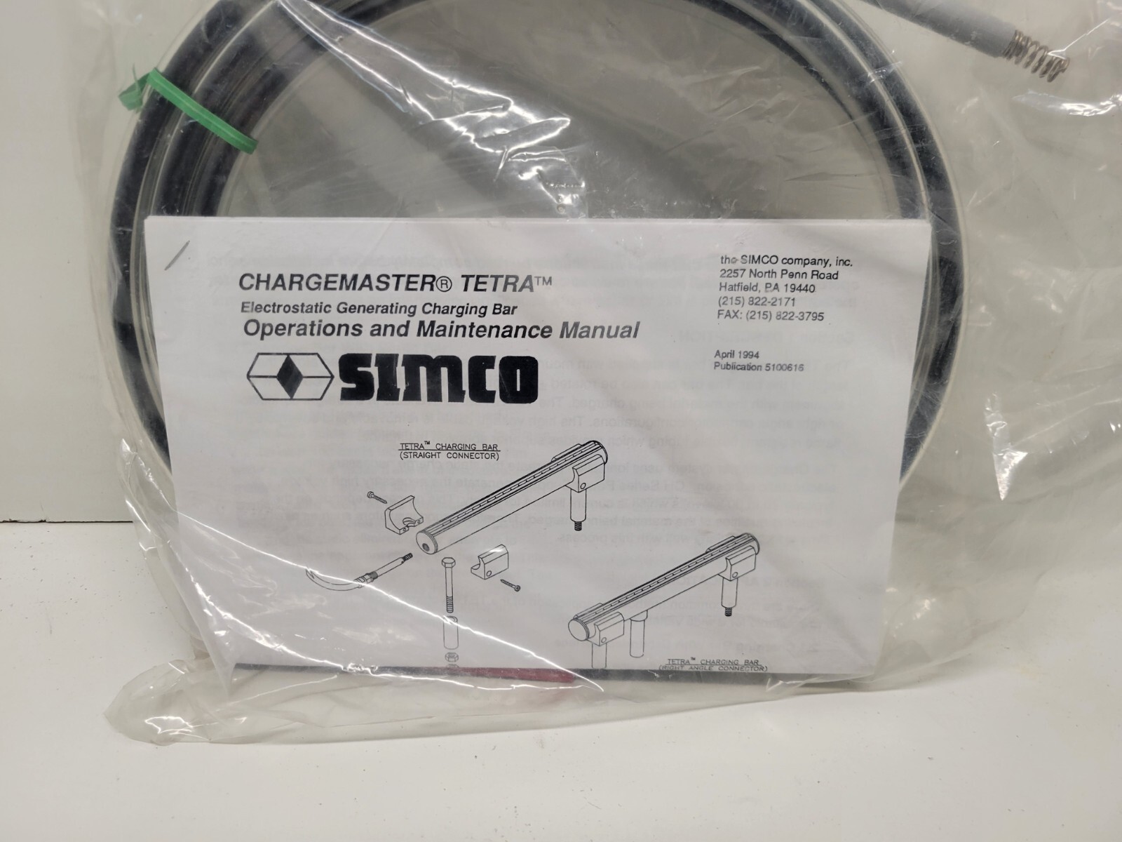 NEW OLD STOCK! SIMCO CHARGEMASTER TETRA CHARGING BAR ACCESSORY KIT