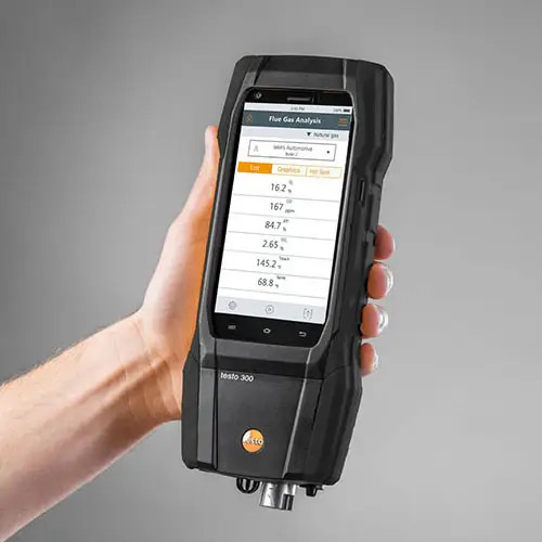 Testo 300-RC-KIT (0564 3002 82) Smoke Edition Combustion Analyzer Kit