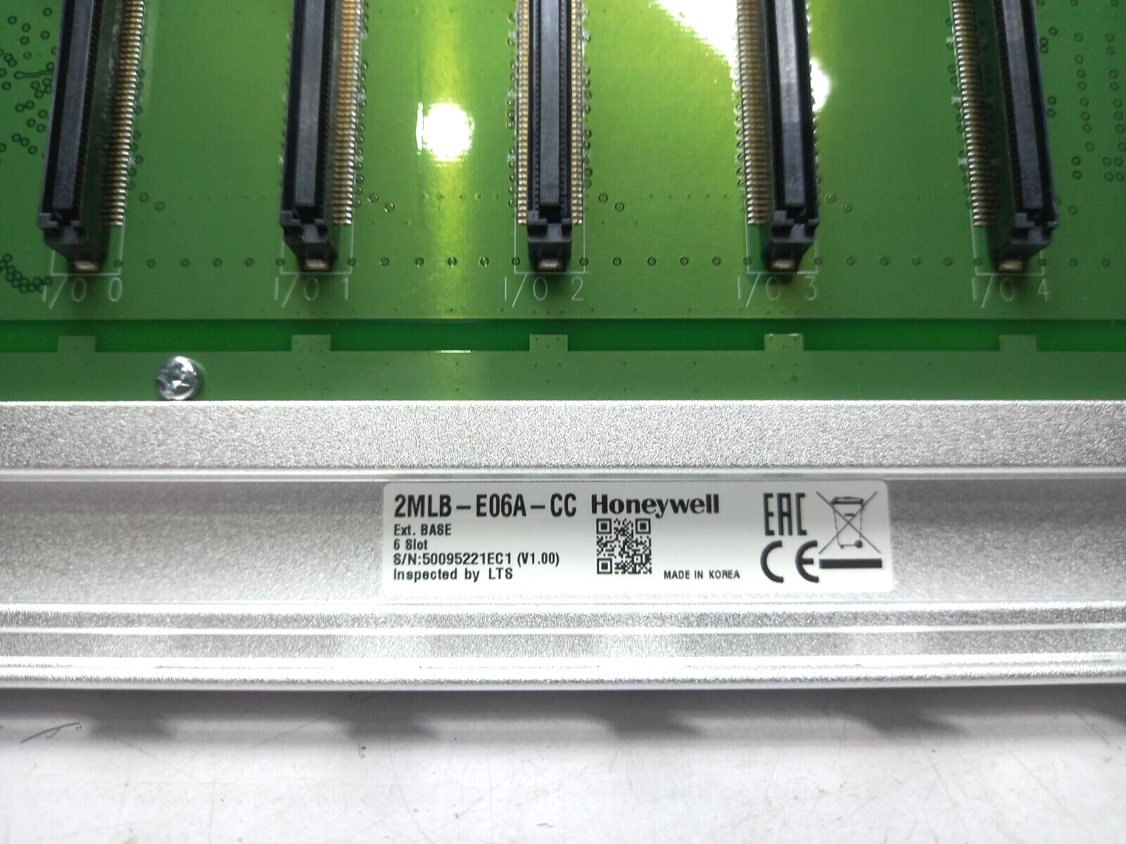 Honeywell 2MLB-E06A-CC V1.00 Extension Base 6 Slot XGB-E06A Rev 9.1