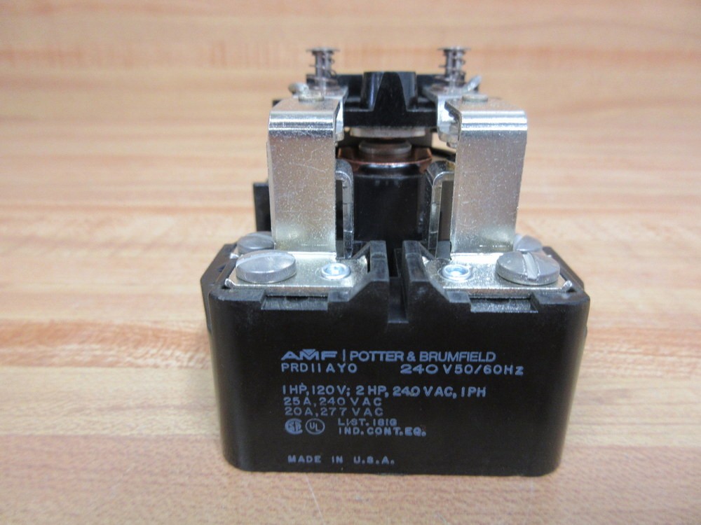 AMF Potter & Brumfield PRD11AYO-240 Relay PRD11AY0-240