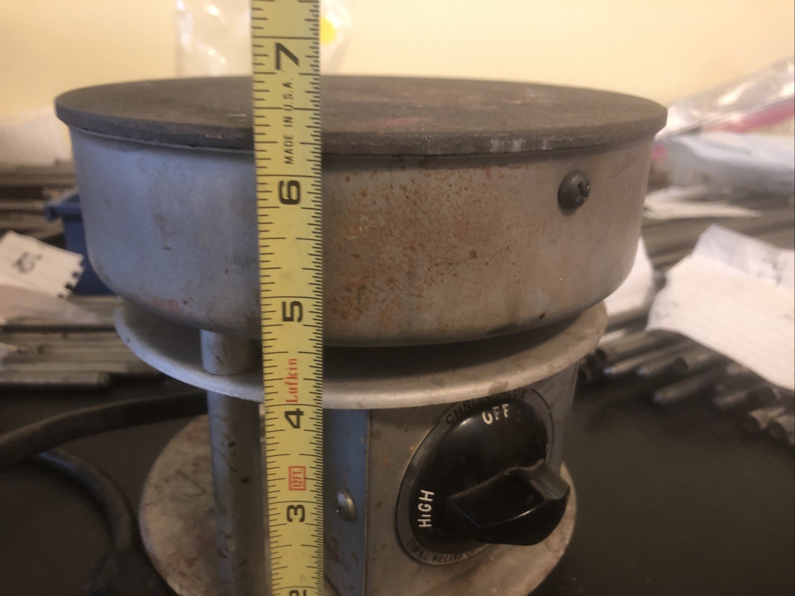 Vintage Edwin L. Wiegand Co CHROMALOX ROPH Electrical Hot Plate works