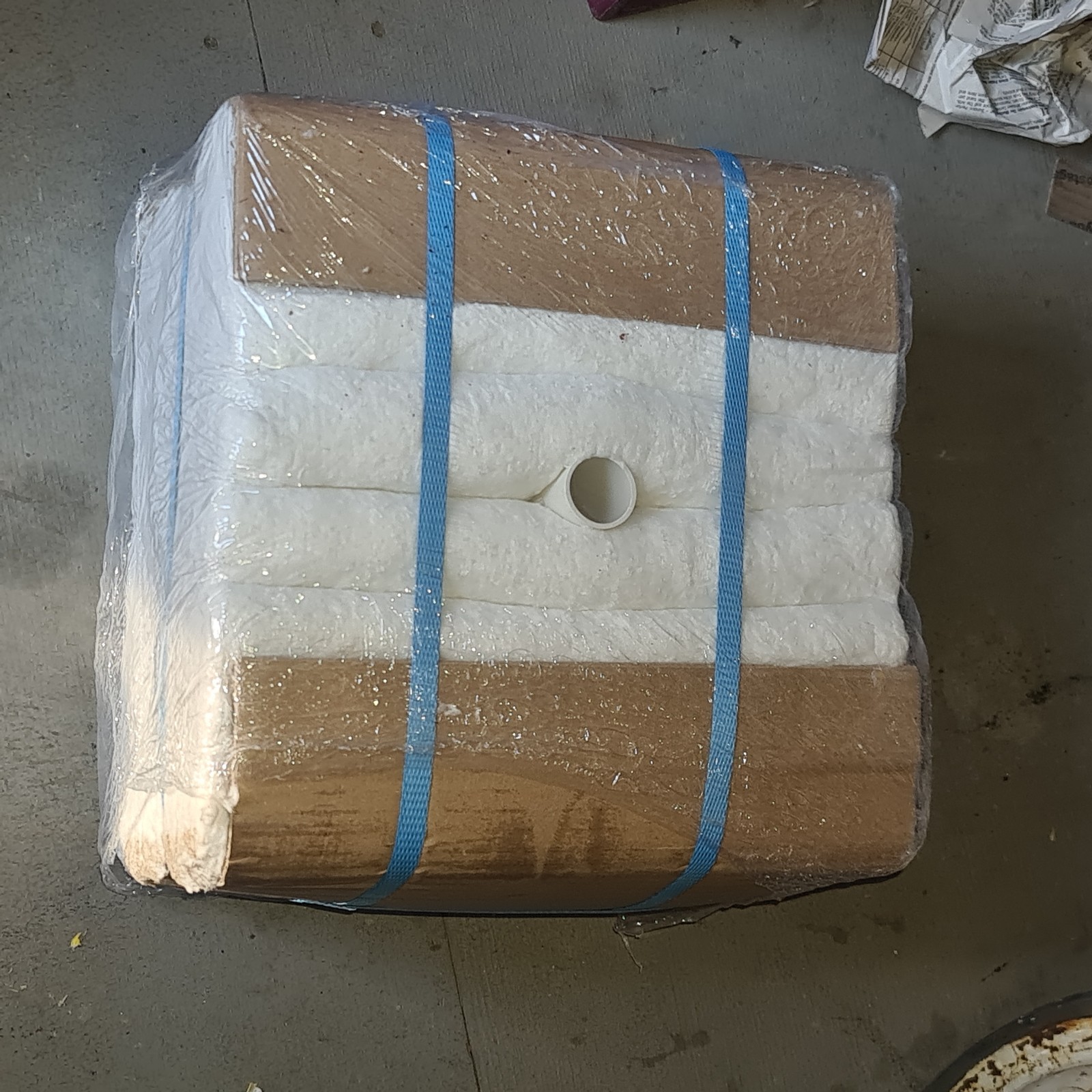 Ceramic Fiber Folded Module 12x12x8 2300⁰ metal melt Kiln Forge Insulation