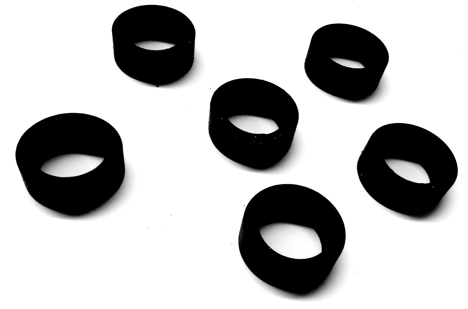 6 pcs Steamer Rubber Washer Gaskets for Boiler Sight Gauge Glass 5/8″OD Seals