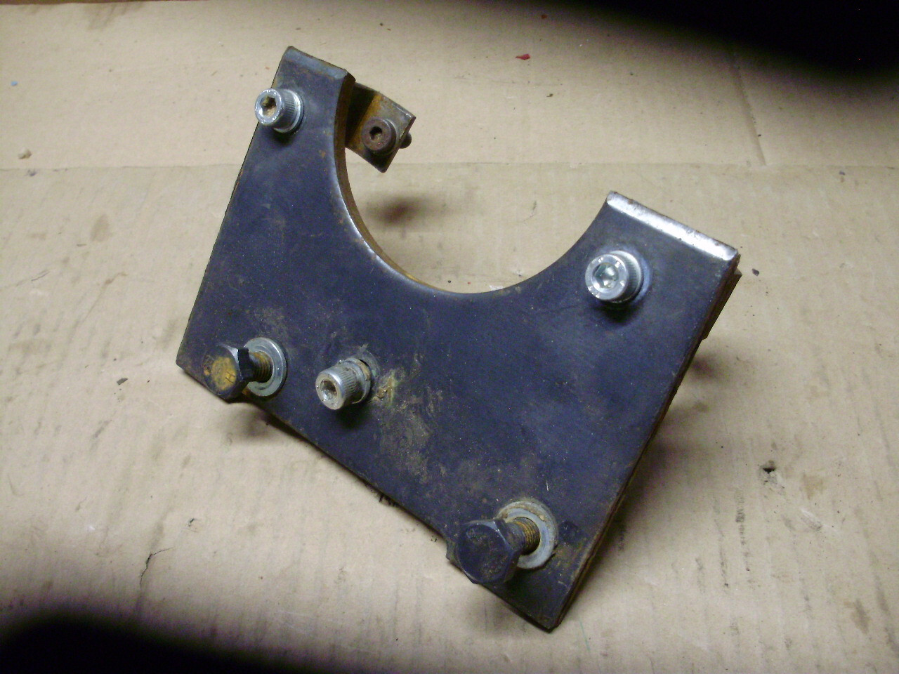 Bracket, FT Face Frame Mounting Flange Adaptor, Fits Hanning Electric Motor