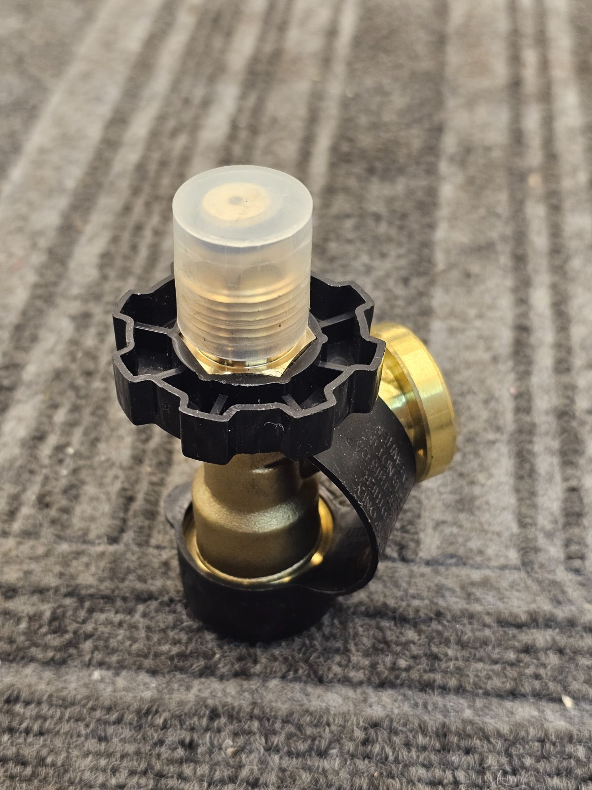 (QTY 2) Propane Gas Tank Brass Gauge Adapter Converts Old to New Connection Type