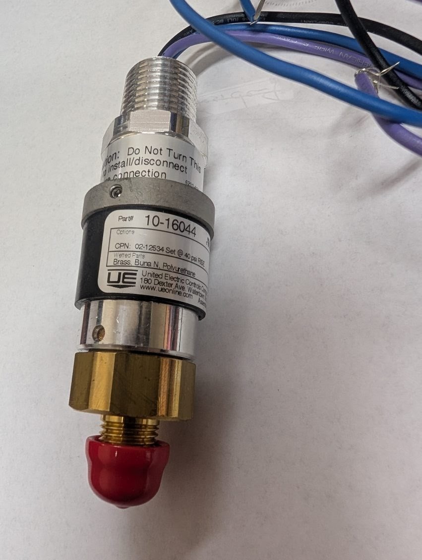 Fike United Electric Controls 10-16044 Discharge Pressure Switch 10-15