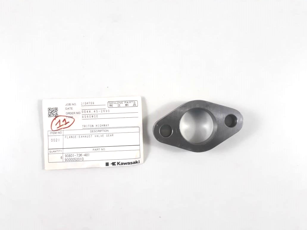 Flange Ex Valve Gear 90801-73K-481 9000052010 Kawasaki 8S60MCE Part (PACK 9)