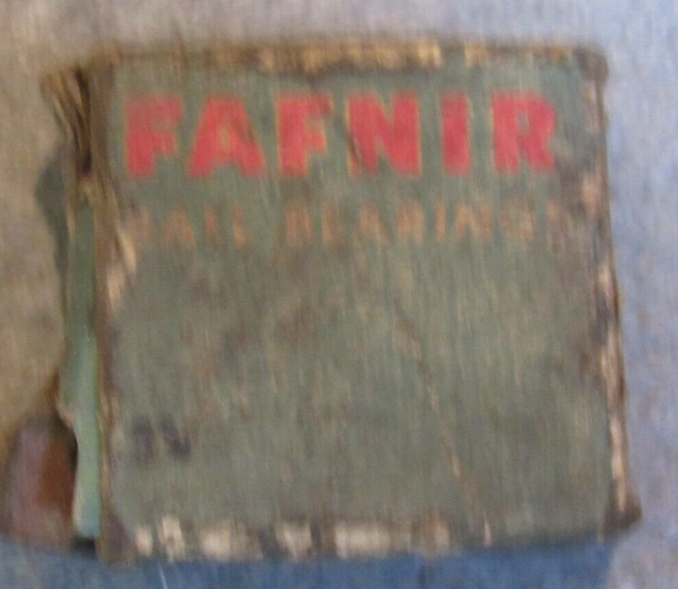 VINTAGE NEW IN BOX FAFNIR DEEP GROOVE RADIAL BALL BEARING P/N 39K