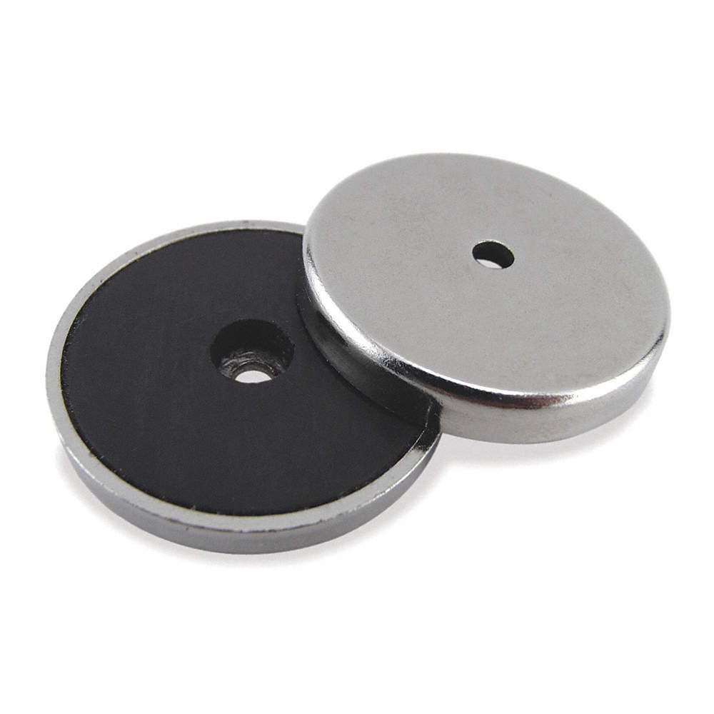 GRAINGER APPROVED RB20CCER Ceramic Magnets,Round,PK2 9WCR1