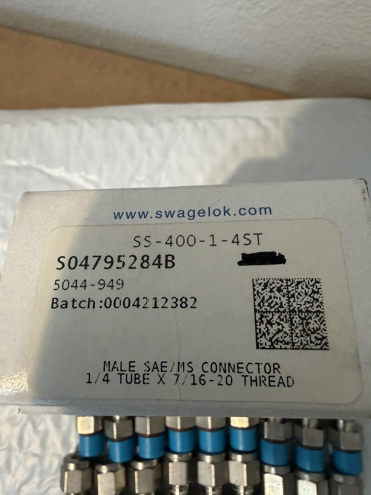 20 pcs Swagelok ss-400-1-4ST
